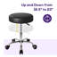 Tabouret roulant à hauteur réglable avec roulettes-132741265-132741264