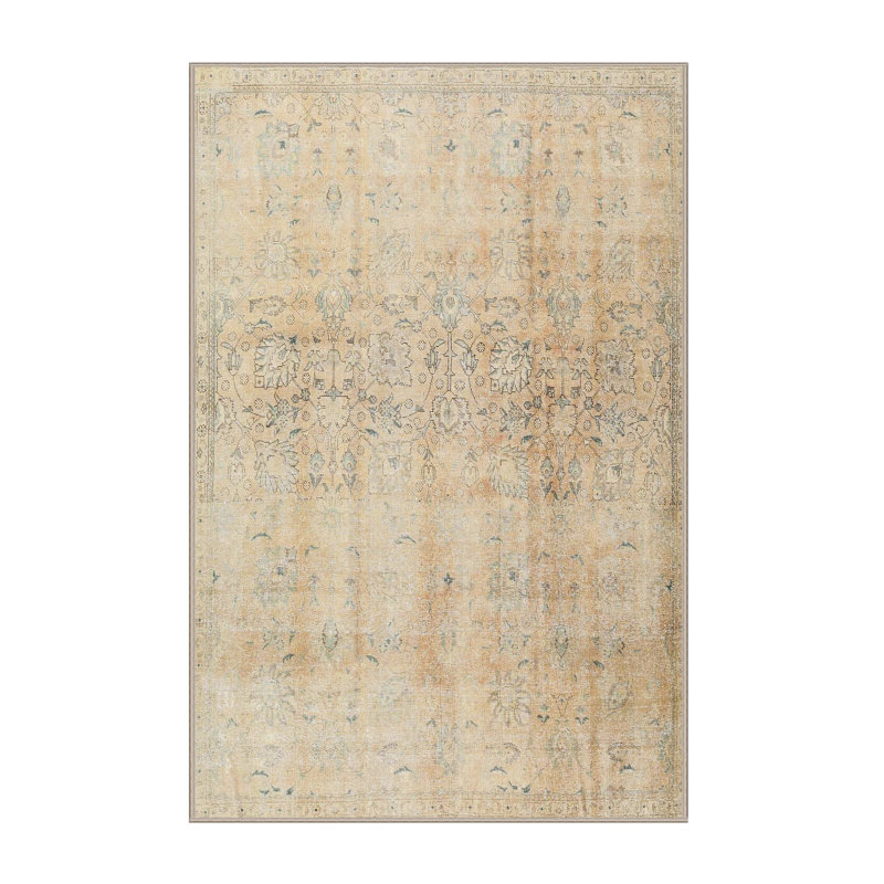 Loughlam Floral Indoor Rug, Rectangle 5' x 7'