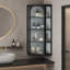 Armoire de coin murale à porte en verre-979939231