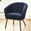 Fauteuil d'appoint moderne en velours côtelé pour le confort du salon