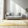 Yellow Shag Faux Sheepskin Fur Rug