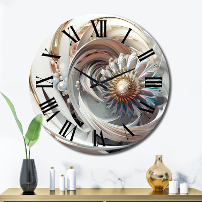 Horloge murale Cosmic Fractal