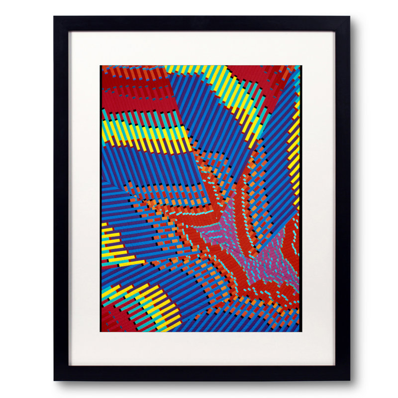 Zap Print by Judith Larzelere, 20" H x 16" W