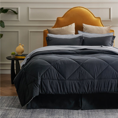 Bedsure Reversible Down-Alternative Comforter Set All-Season Bedding Collection