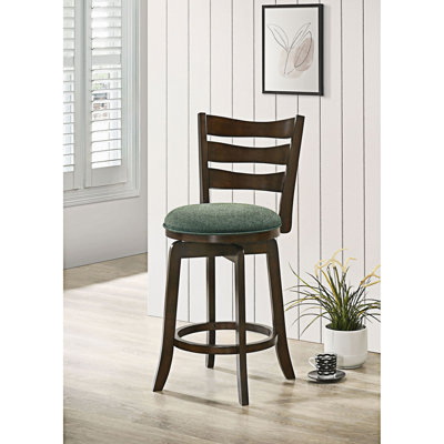 Chaise de bar pivotante en bois