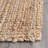 Solid Neutral Area Rug - Handwoven, Natural Fiber, Soft Underfoot - Jute - Bedroom Living Room Dining Room - Lassen Natural-356527010