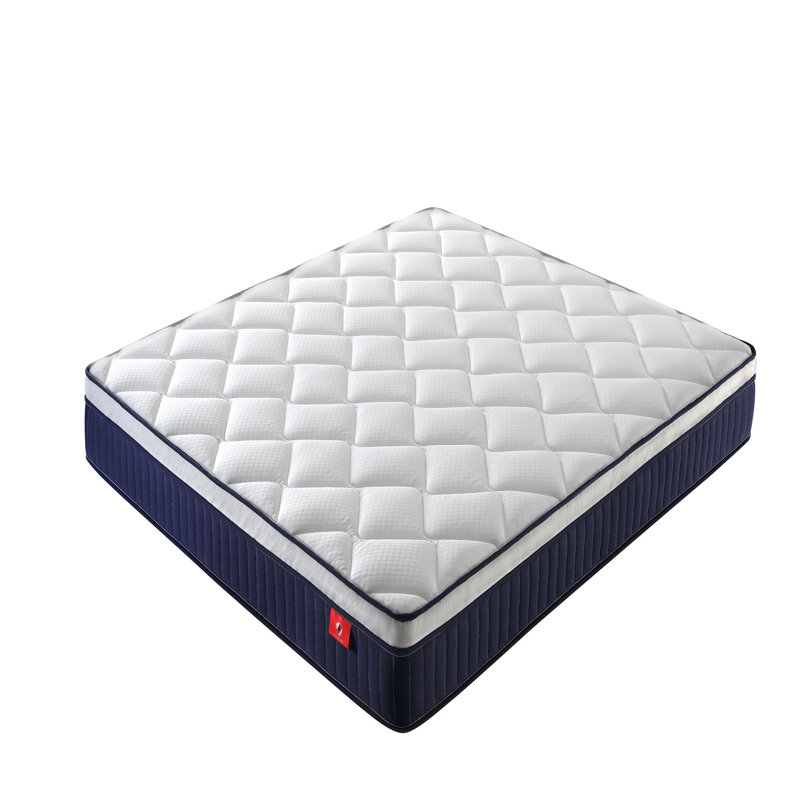 Ressorts ensachés de matelas moyen hybride, Lit simple