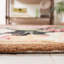 Tapis en laine crocheté à la main à motif floral Hogle-21278998