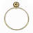 Venezia Wall Mounted Towel Ring-18718897