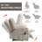 Power Lift Recliner Chair With Massage And Heat For Elderly, Overstuffed Wide Recliners, Heavy Duty Motion Mechanism With USB And Type C Ports, 2 Steel Cup Holders-103017570