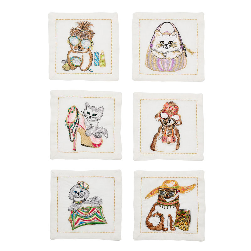 Diva Pets Cocktail Napkin Set