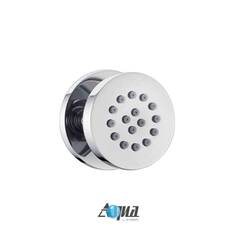 Système de douche complet Rondo avec valve brute, Chrome