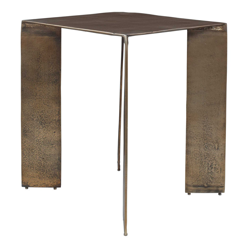  Table d'appoint d'extérieur en laiton Reade