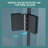 32"W X 72"H Fold Frameless Shower Door With Tempered Glass-111691955