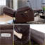 Fauteuil de massage chauffant en cuir véritable-98194844