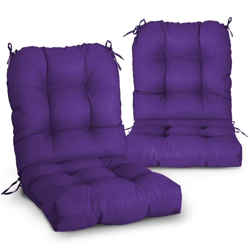 Indoor/Outdoor Seat/Back Cushion, Purple