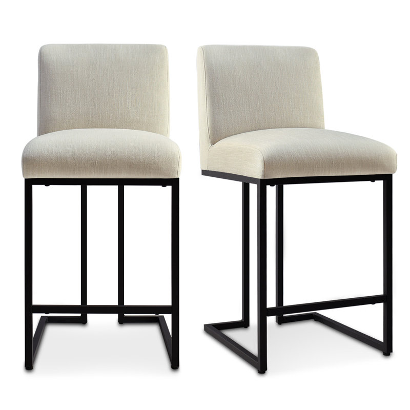 Chelley 25" Counter Stool, Beige