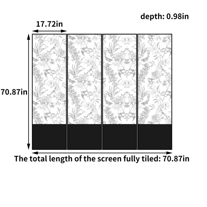 Tuan, 70.87" H x 70.87" W x 0.98" D