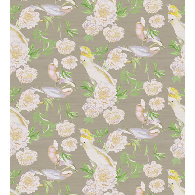 Regency Moderne Floral Metallic Wallpaper Roll