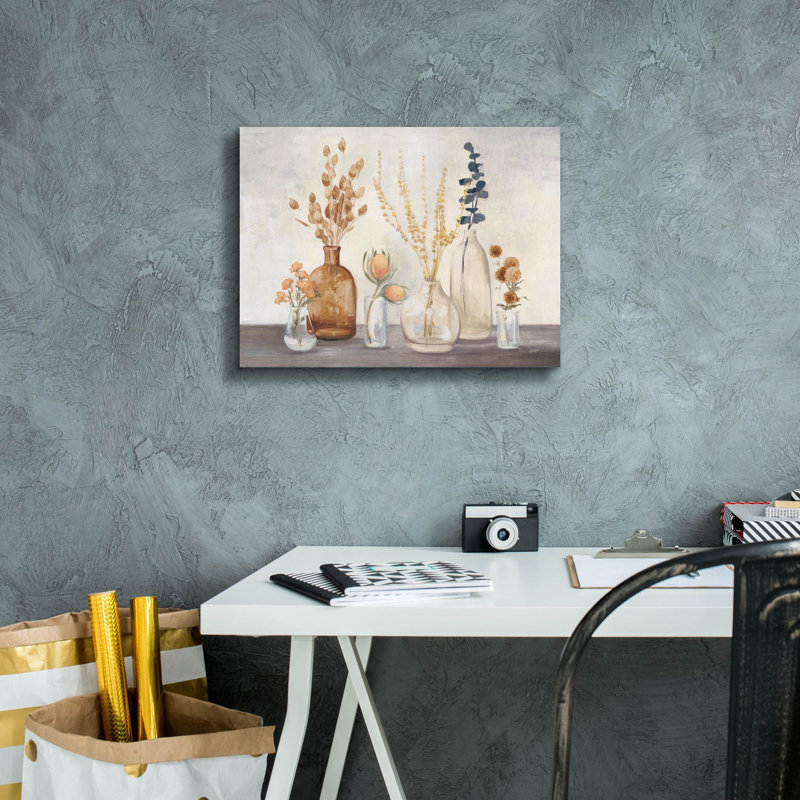 «Autumn Greenhouse 1 Amber» par Julia Purinton, art mural sur toile, 16 po x 12 po, H 12 po x l 16 po x P 0,75 po