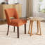 Chaise d'appoint rembourrée en bois massif-877271129