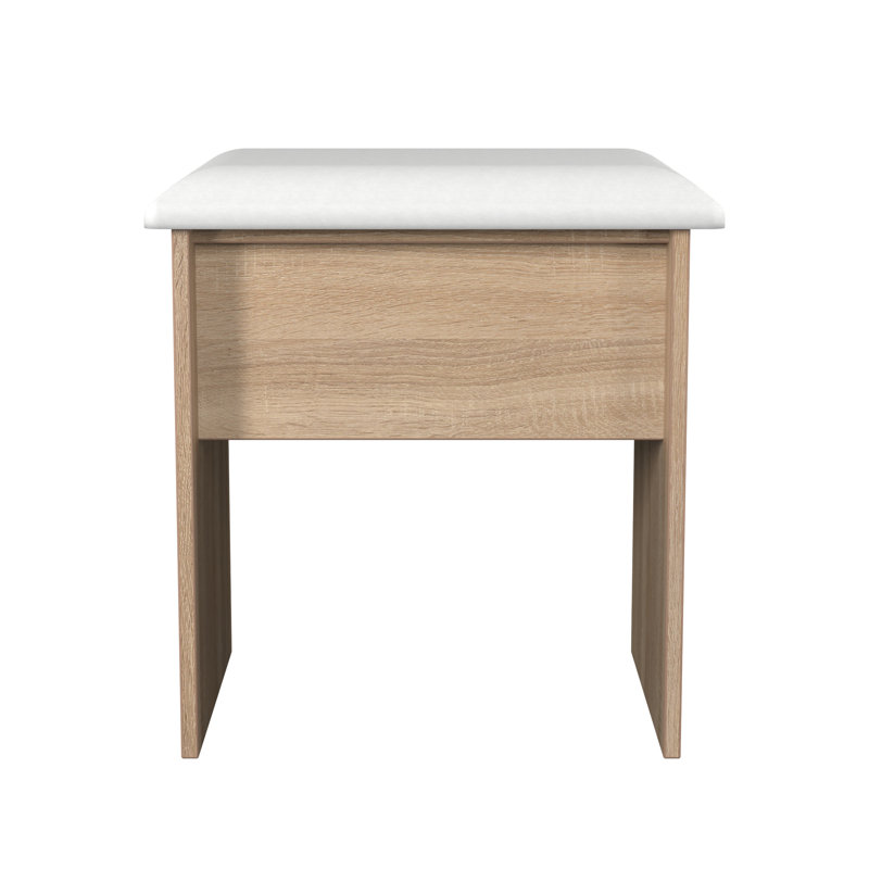 Fully Assembled Ratley Dressing Table Stool, Darkolino/Bardolino