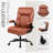 Ergonomic Faux Leather Home Office Chair-1840631454