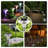 4 Piece Color Changing Lights Solar Yard Lights Landscape Lights