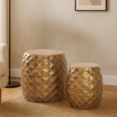 Metal Accent Stool