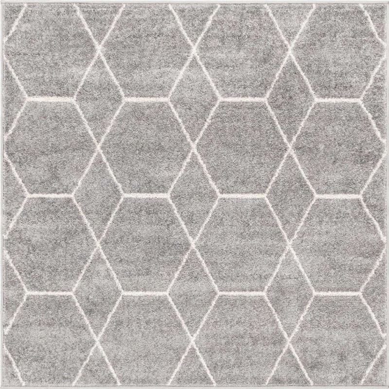 Tellaro Abstract Indoor Rug, Square 4'