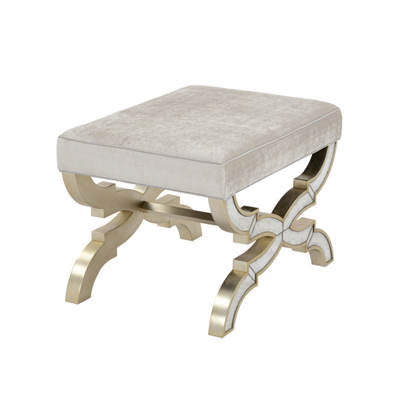 Trivi Upholstered Accent Stool