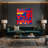Hard Edge 55 Red Canvas Wall Art-1355811473