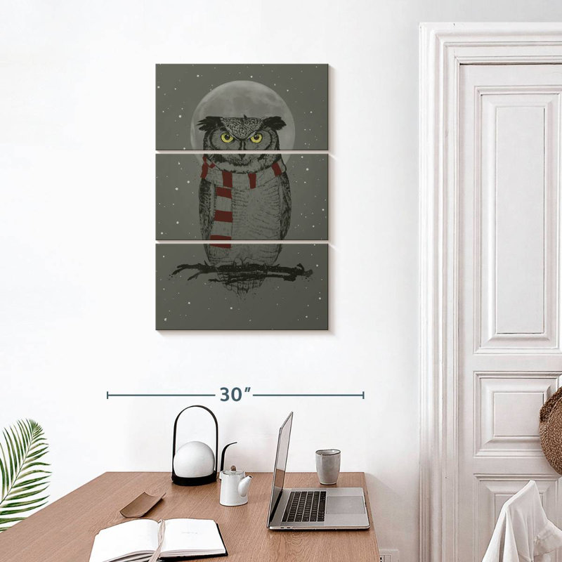 Hibou Brampt, H 32 po x l 20 po