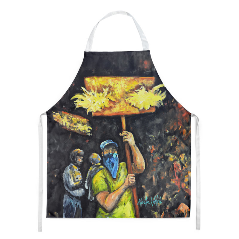 Mardi Gras Bib Apron
