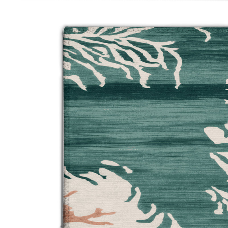 Watercolor Gray Indoor and Outdoor Area Rug, Rectangle 2' x 3'