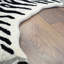 Tapis noir / blanc en laine Jacki-29997143