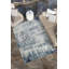 Wyona Power Loom Dark Blue/White/Charcoal Rug-2133754318