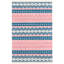 Zippie Stripe Berry Handwoven Cotton Rug-70329152
