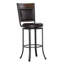 Aleira 2-Person Round Manufactured Wood Dining Set with Swivel Stools