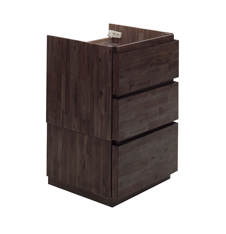 Base de meuble-lavabo autoportant avec lavabo simple 48 po Fresca Formosa - Plateau et lavabo non inclus