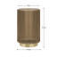 Vase de table en verre nervuré Aybars-95418589-119606562