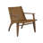 Clearwater Woven Rattan Solid Wood Armchair