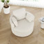 Fauteuil demi-tonneau pivotant l 42,1 po Berey-388414164