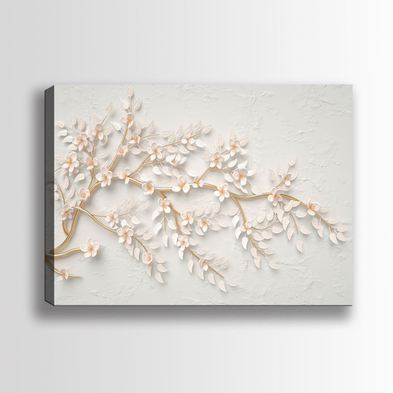 Superbe peinture décorative sur toile, 27,6 po x 39,4 po | 100% toile, cadre 100% bois (épaisseur: 1,2 po) | Parfait pour les amateurs de décoration intérieure et d'art