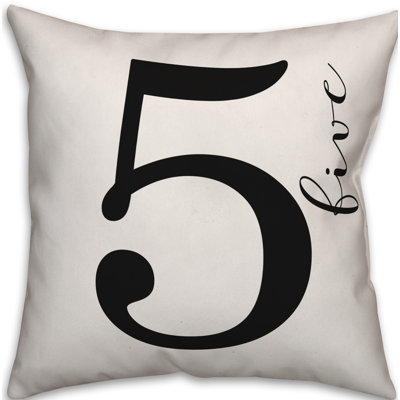  Coussin intérieur / extérieur Script Number