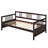 Modern Solid Wood Daybed, Multifunctional, Twin Size, Espresso-1867373580