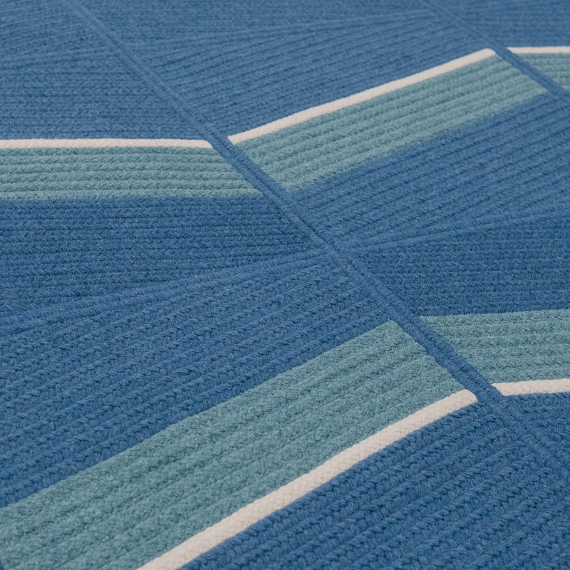 Performance Wool Geometric Indoor Rug, Rectangle 4' x 6'