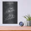 «F-117 Nighthawk Stealth Fighter Blueprint Vernis Chalkboard», art mural en métal-904795441