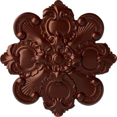 Médaillon de plafond Katheryn de diamètre extérieur de 18 1/8 po x P 1 1/4 po