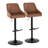 Harper Adjustable Barstool with Rounded T Footrest
